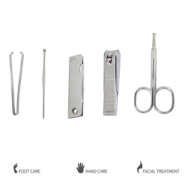 Three Seven, Nail Clipper Set 5pcs DS-81A, MADE IN KOREA, Free shipping (Excluding HI, AK)