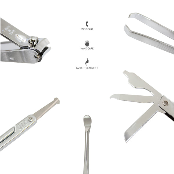Three Seven, Nail Clipper Set 5pcs DS-81A, MADE IN KOREA, Free shipping (Excluding HI, AK)