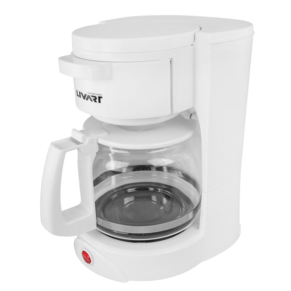 Livart Coffee Maker LCM-15 12CUP 1.5L White, Free shipping (Excluding HI, AK)