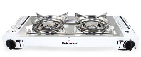 Vulcanus LMSD-5800 Portable double burner gas stove, Free shipping (Excluding HI, AK)
