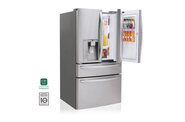 LG 30 cu. ft. Super Capacity 4-Door French Door Refrigerator + Kimchi Refrigerator, Shipping (To be added shipping separately)