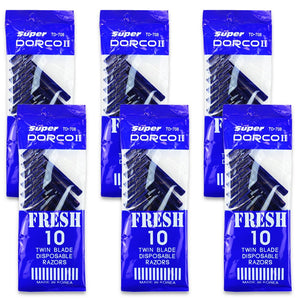 Dorco Twin Blade Disposable Razor (192 x 10-packs)